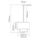 Candelabre, Lustre - Lustra suspendata diametru 50cm, metal auriu satinat Casa M