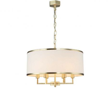Candelabre, Lustre - Lustra suspendata diametru 50cm, metal auriu satinat Casa M