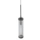 Pendule, Lustre suspendate - Pendul suspendat din metal negru si sticla Fiatto I