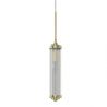 Pendul suspendat din metal auriu si sticla Fiatto I