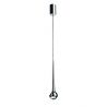 Pendul LED din metal cromat cu sticla Cappi
