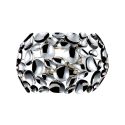 Aplica de perete moderna din metal cromat Carera