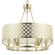 Candelabre, Lustre - Lustra suspendata diametru 55cm, metal auriu satinat Verno