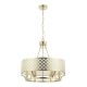 Candelabre, Lustre - Lustra suspendata diametru 55cm, metal auriu satinat Verno
