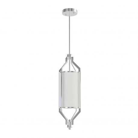 Pendule, Lustre suspendate - Pendul, Lustra suspendata diametru 20cm, Zundo Satin Nickel