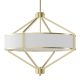 Candelabre, Lustre - Lustra suspendata diametru 60cm, Zundo Old Gold