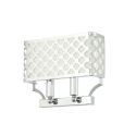 Aplica de perete din metal cromat Verno