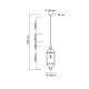 Pendule, Lustre suspendate - Pendul, Lustra suspendata diametru 20cm, Zundo Old Gold