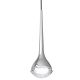 Pendule, Lustre suspendate - Pendul LED crom cu cristal de sticla Crima