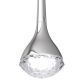 Pendule, Lustre suspendate - Pendul LED crom cu cristal de sticla Crima