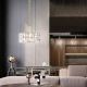 Pendule, Lustre suspendate - Lustra suspendata diametru 55cm, aurie cu cristale de sticla Intero