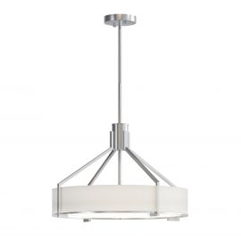 Candelabre, Lustre - Lustra suspendata diametru 50cm, Doretto Nickel Satin