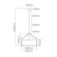Candelabre, Lustre - Lustra cu inaltime reglabila Stanza Cromo M