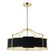 Candelabre, Lustre - Lustra cu inaltime reglabila Stanza M, Auriu cu Negru