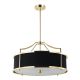 Candelabre, Lustre - Lustra cu inaltime reglabila Stanza M, Auriu cu Negru