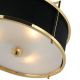 Candelabre, Lustre - Lustra cu inaltime reglabila Stanza S, Auriu cu Negru