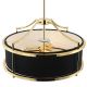 Candelabre, Lustre - Lustra cu inaltime reglabila Stanza S, Auriu cu Negru