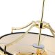 Candelabre, Lustre - Lustra cu inaltime reglabila Stanza S, Auriu cu Negru