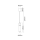 Pendule, Lustre suspendate - Pendul LED design elegant Omi I auriu