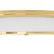 Plafoniere - Plafoniera din metal auriu, tesatura si sticla Famburo 49cm