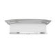 Plafoniere - Plafoniera din metal cromat, tesatura si sticla Famburo 49cm