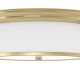 Plafoniere - Plafoniera din metal auriu satinat, tesatura si sticla Famburo 39cm