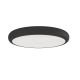 Plafoniere - Plafoniera slim din metal negru, LED CCT Piatto 80cm