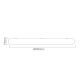 Plafoniere - Plafoniera slim din metal taupe, LED CCT Piatto 80cm