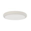Plafoniera slim din metal taupe, LED CCT Piatto 80cm