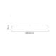 Plafoniere - Plafoniera slim din metal taupe LED CCT Piatto 60cm