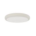 Plafoniera slim din metal taupe LED CCT Piatto 60cm
