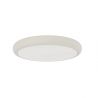 Plafoniera slim din metal taupe LED CCT Piatto 60cm