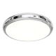 Plafoniere - Plafoniera slim din metal cromat LED CCT Piatto 60cm