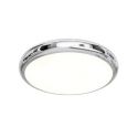 Plafoniera slim din metal cromat LED CCT Piatto 60cm