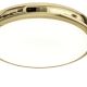 Plafoniere - Plafoniera slim din metal auriu LED CCT Piatto 80cm