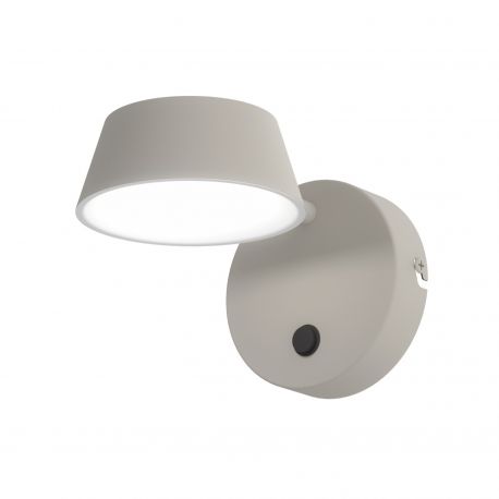 Aplice cu Spot - Aplica de perete cu spot LED CCT Timo taupe