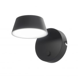 Aplice cu Spot - Aplica de perete cu spot LED CCT Timo negru