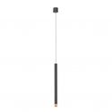 Pendul tubular stil minimalist QI Nero / Rose Gold 40