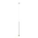 Pendul tubular stil minimalist QI Bianco / Gold 40