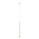 Pendule, Lustre suspendate - Pendul tubular stil minimalist QI Bianco / Gold 40