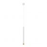 Pendul tubular stil minimalist QI Bianco / Gold 40