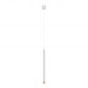 Pendul tubular stil minimalist QI Bianco / Rose Gold 40