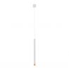 Pendul tubular stil minimalist QI Bianco / Rose Gold 40