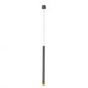 Pendul tubular stil minimalist QI Nero / Gold 50