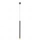 Pendule, Lustre suspendate - Pendul tubular stil minimalist QI Nero / Gold 50