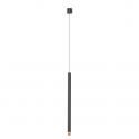 Pendul tubular stil minimalist QI Nero / Rose Gold 50