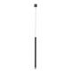 Pendule, Lustre suspendate - Pendul tubular stil minimalist QI Nero / Rose Gold 50