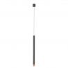 Pendul tubular stil minimalist QI Nero / Rose Gold 50