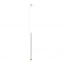 Pendul tubular stil minimalist QI Bianco / Gold 50