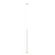Pendule, Lustre suspendate - Pendul tubular stil minimalist QI Bianco / Gold 50